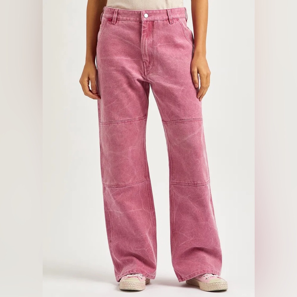 Acne Studios Pink Flare Women's Jeans